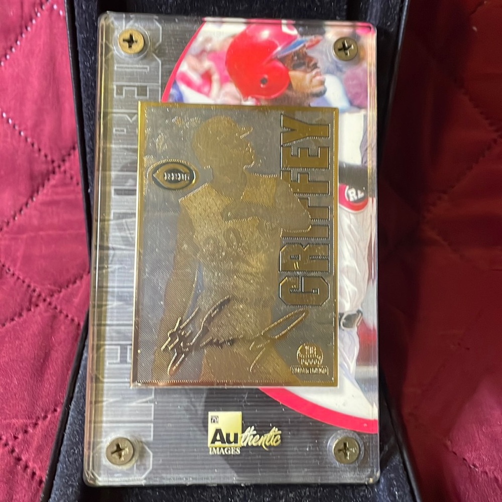 Authentic Images Ken Griffey Jr 24k Gold Card
